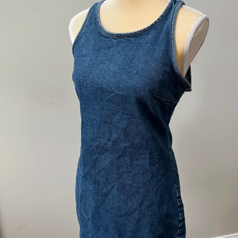 Calvin Klein Denim Dress Y2K 90s Style